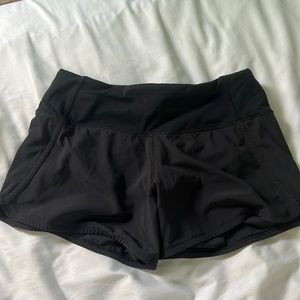Lululemon speed up black shorts